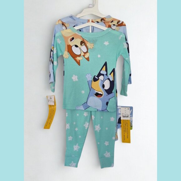 NEW Disney Bluey 2pc Snug Fit Cotton Pajama Set- 2t - Picture 3 of 4